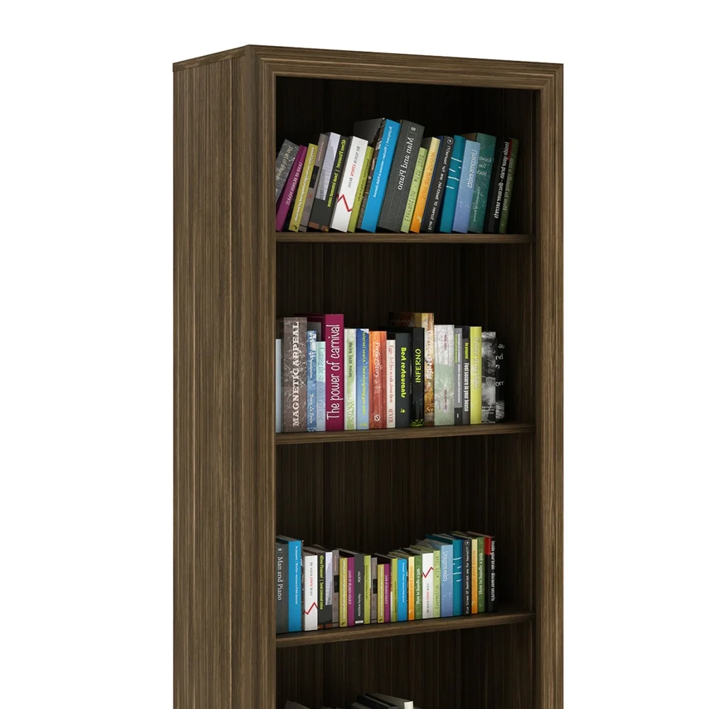 Estante Livreiro Multiuso 4 Prateleiras ME4104 Nogal - Tecno Mobili