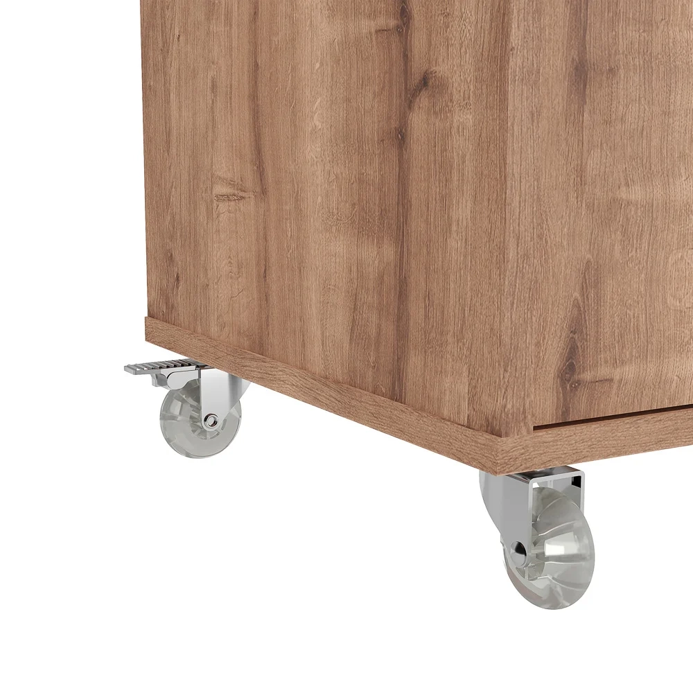 Armário Baixo Estilo Industrial 1 Porta 1 Gaveta Chess F04 Solanum - Mpozenato