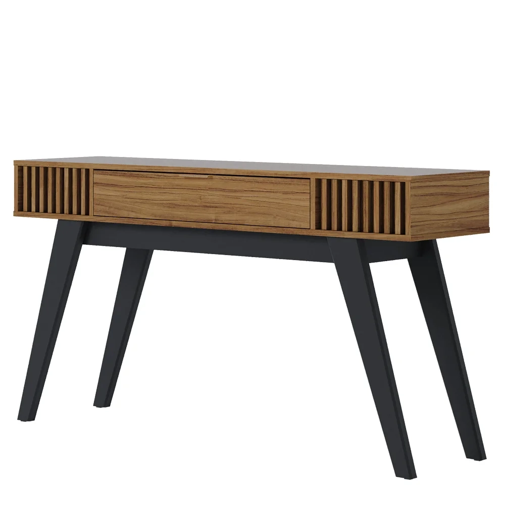 Aparador Para Sala de Estar Valerie C05 Noce Milano - Mpozenato