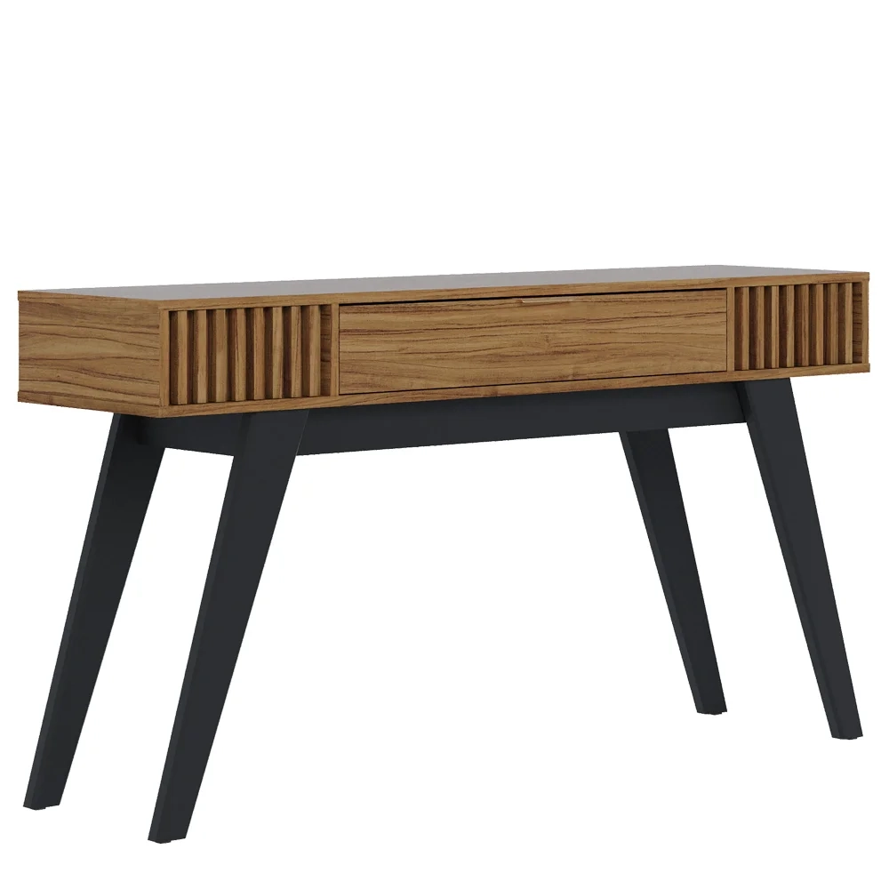 Aparador Para Sala de Estar Valerie C05 Noce Milano - Mpozenato