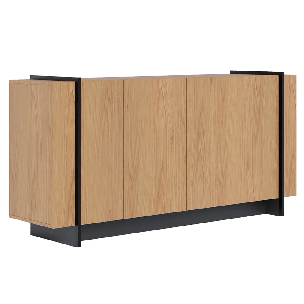 Balcão Buffet Copacabana Freijó/Preto Fosco - Colibri