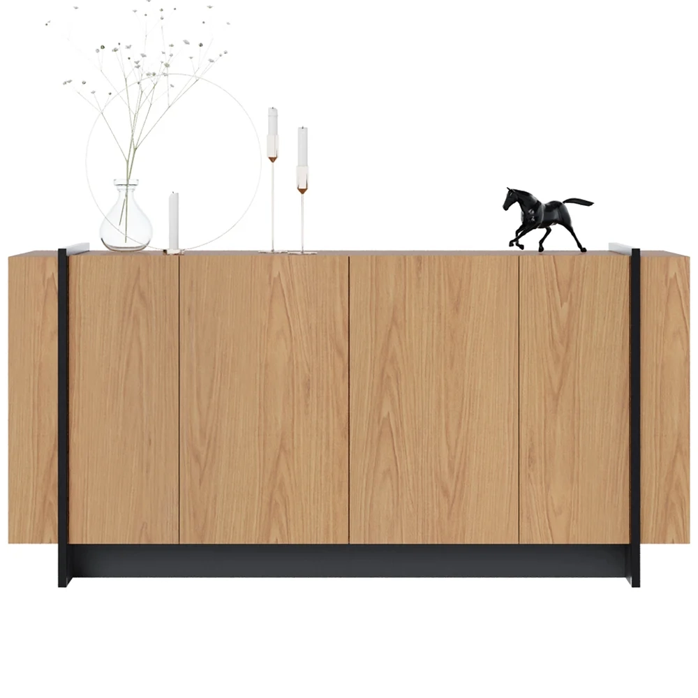 Balcão Buffet Copacabana Freijó/Preto Fosco - Colibri