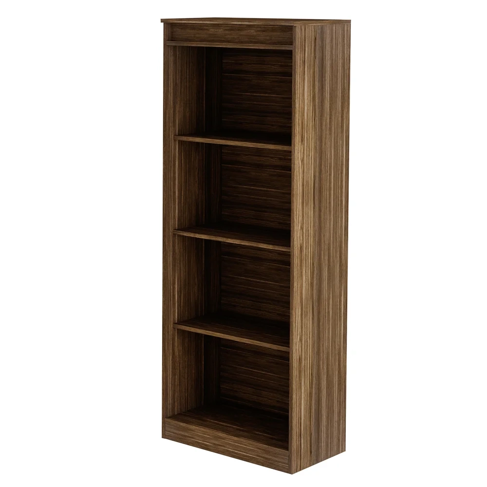 Estante Livreiro Multiuso Alta 3 Prateleiras ME4150 Nogal - Tecno Mobili