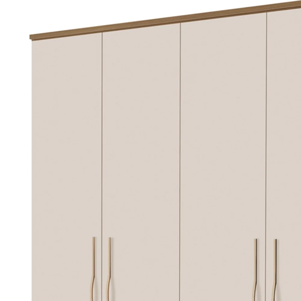 Guarda Roupa Solteiro Slow Motion Spazio F08 Freijó/Off - Mpozenato