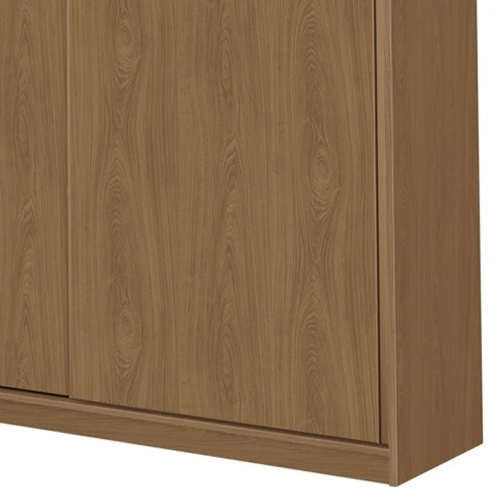 Guarda Roupa Solteiro 2 Portas Spazio F08 Freijó - Mpozenato