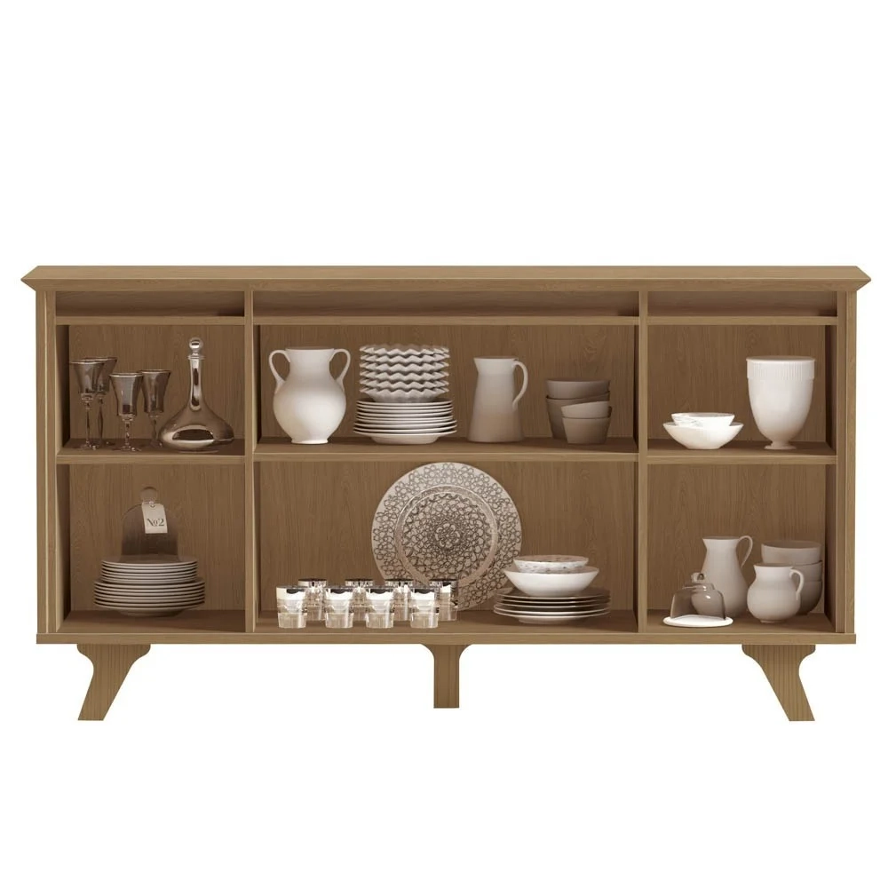 Balcão Buffet 4 Portas Supreme F08 Freijó - Mpozenato