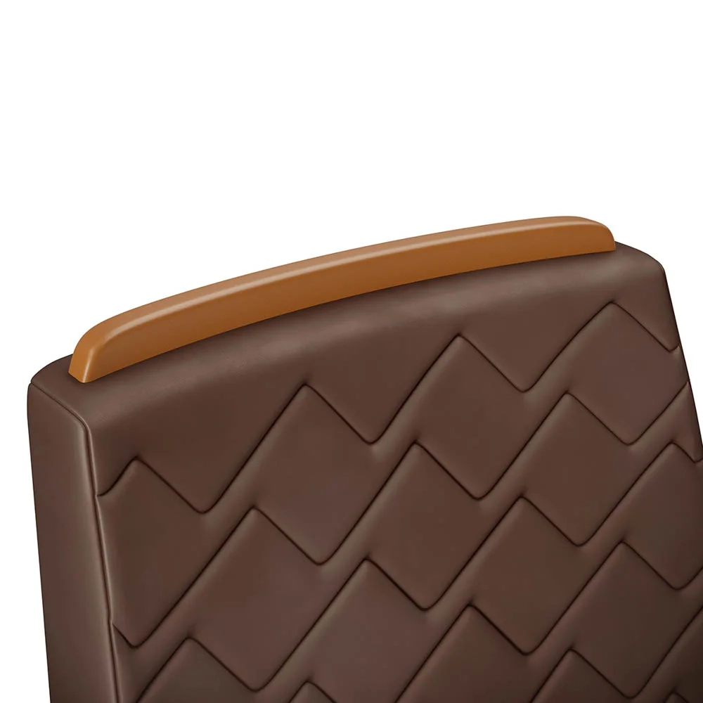 Kit 2 Cadeiras Para Sala de Jantar Lídia D04 Freijó/Veludo Moca - Mpozenato