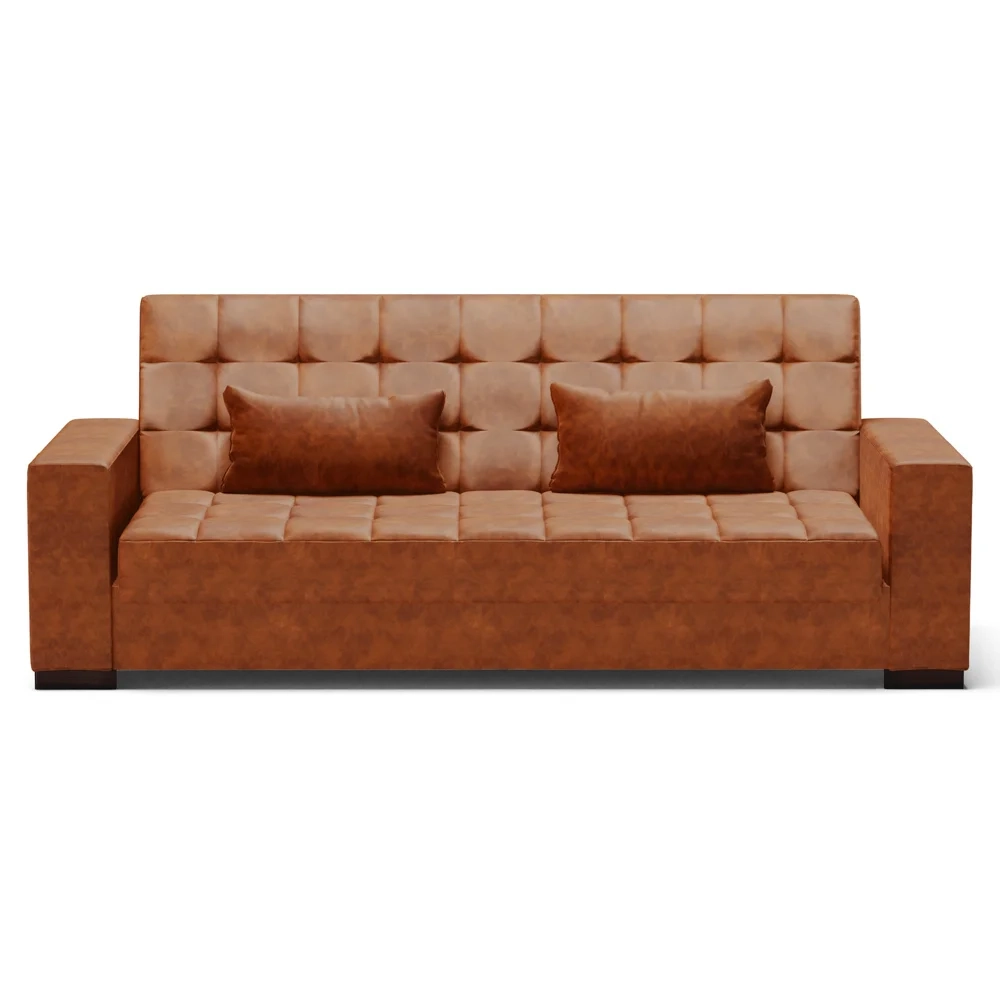 Sofá Cama para Sala de Estar Lisboa Couríssimo Nozes - Ibiza