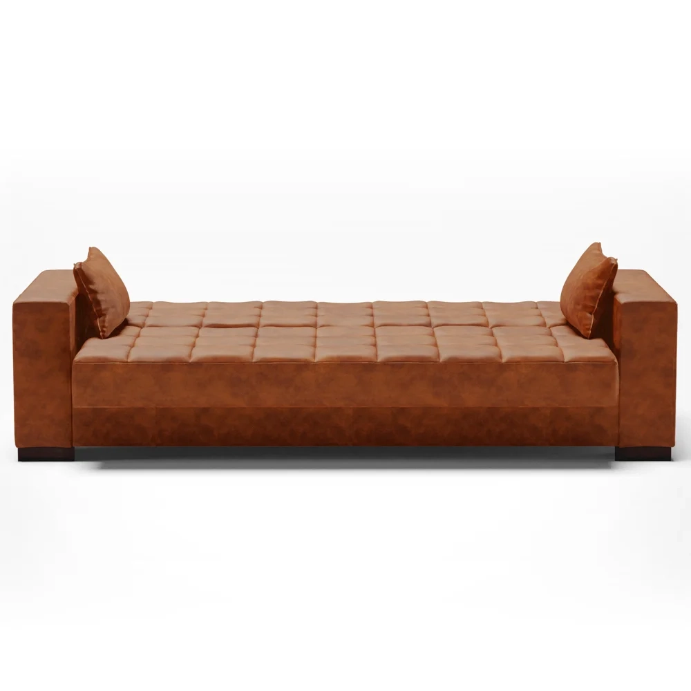 Sofá Cama para Sala de Estar Lisboa Couríssimo Nozes - Ibiza