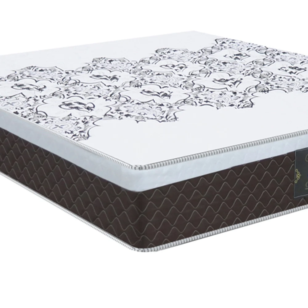 Colchão Box Casal 138cm Molas Ensacadas Soft Pillow New York Marrom - Gazin