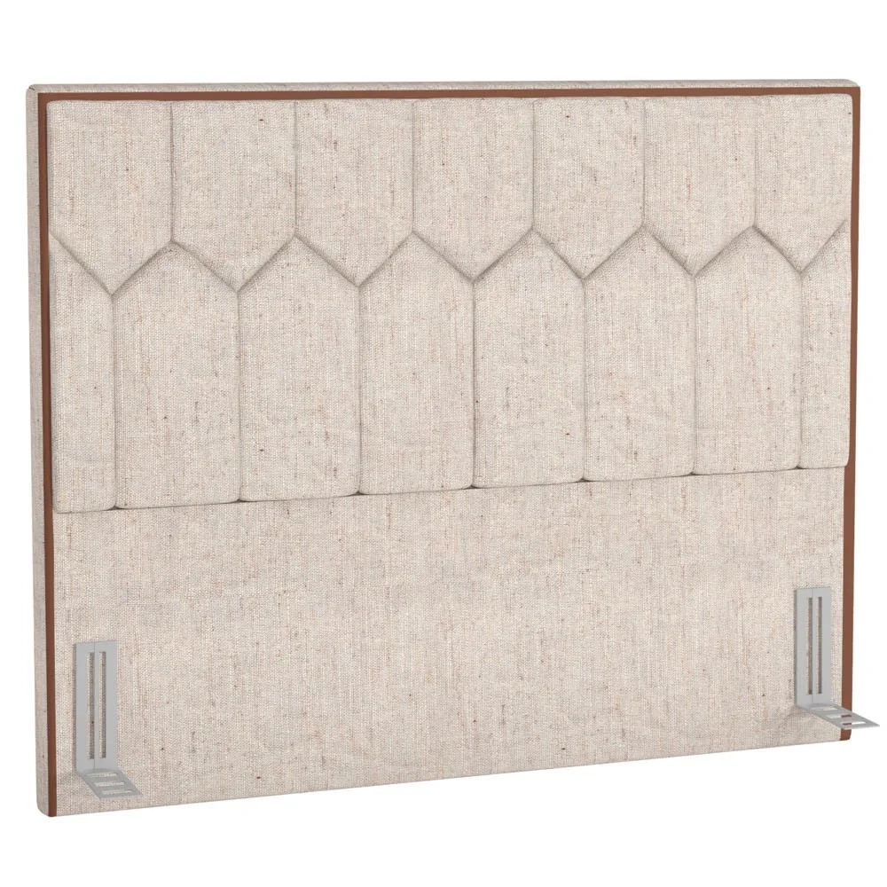 Cabeceira Cama Box Casal King 195cm Órion Z37 Linho Cru - Mpozenato