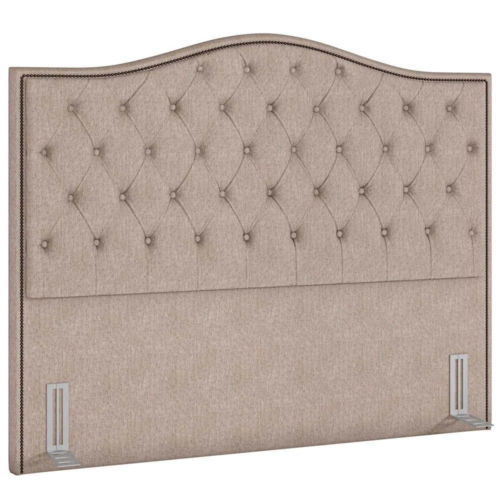 Cabeceira Cama Box Casal King 195cm Siena Z37 Linho Areia - Mpozenato