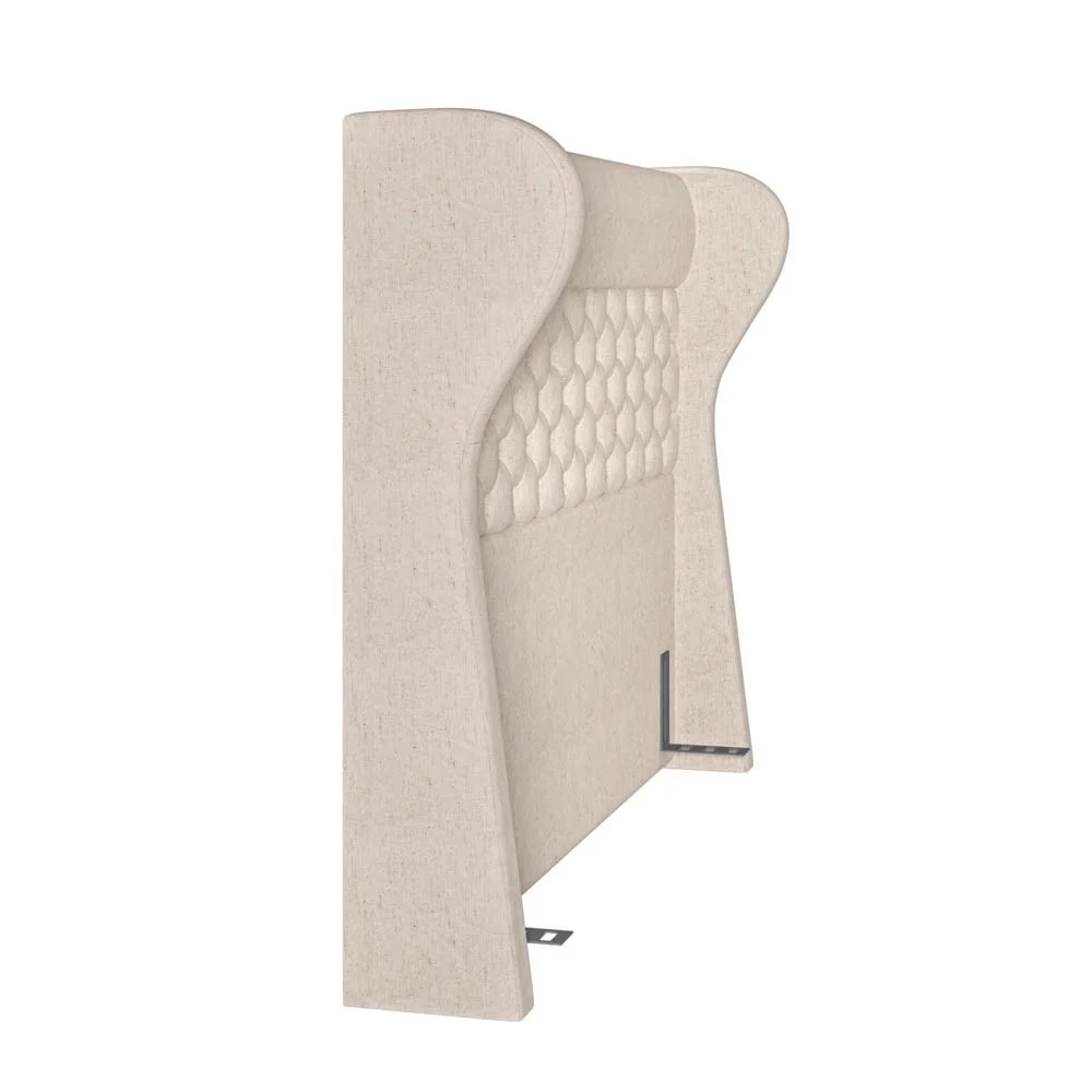 Cabeceira Cama Box Casal Queen 160cm Trinidad Z37 Linho Cru - Mpozenato