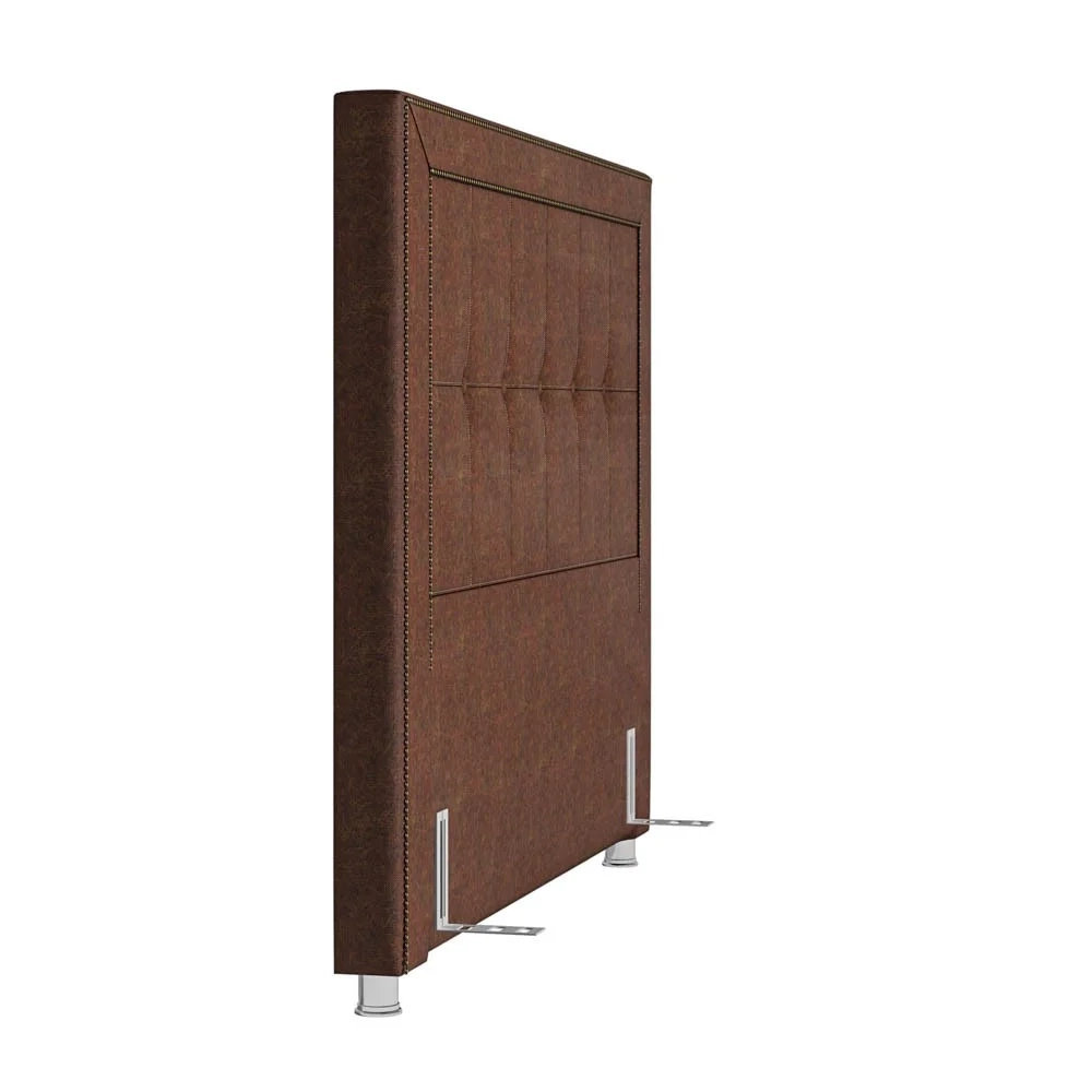 Cabeceira Cama Box Casal Queen 160cm Paolla Z37 Sintético Camel - Mpozenato