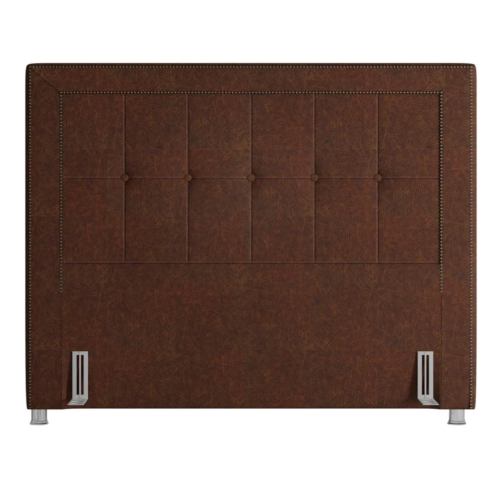 Cabeceira Cama Box Casal Queen 160cm Paolla Z37 Sintético Camel - Mpozenato