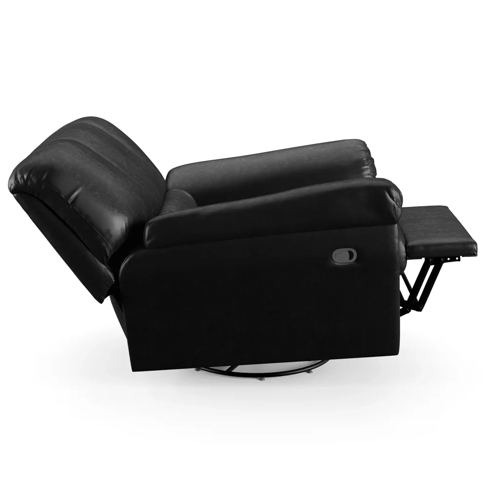 Poltrona do Papai Reclinável Retrátil Taty D05 Corano Preto - Mpozenato