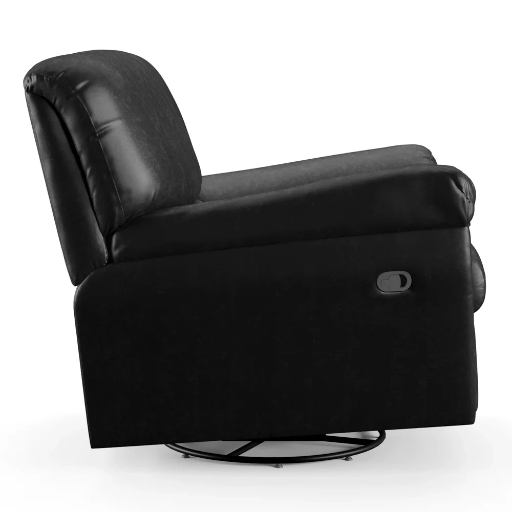 Poltrona do Papai Reclinável Retrátil Taty D05 Corano Preto - Mpozenato