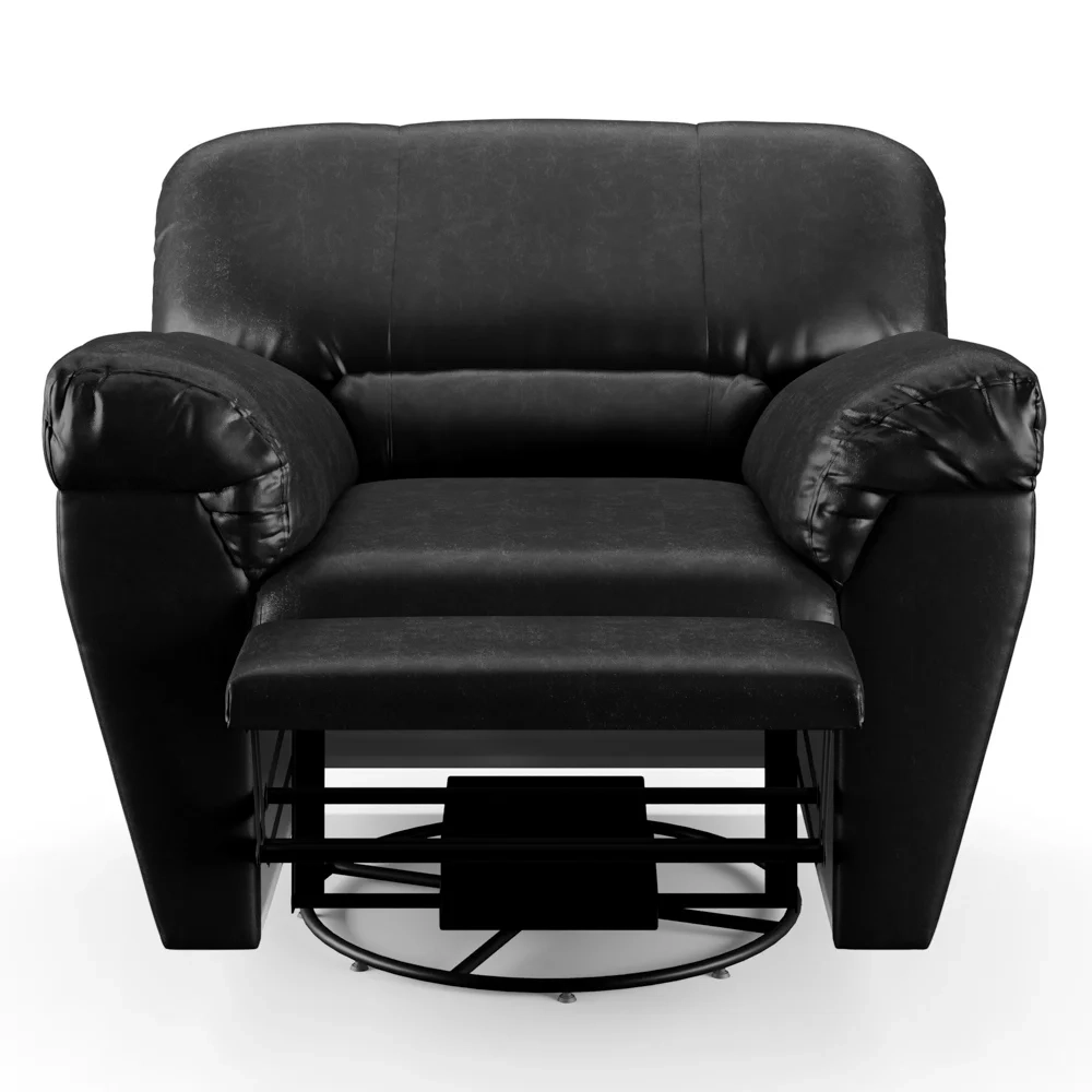 Poltrona do Papai Reclinável Retrátil Taty D05 Corano Preto - Mpozenato