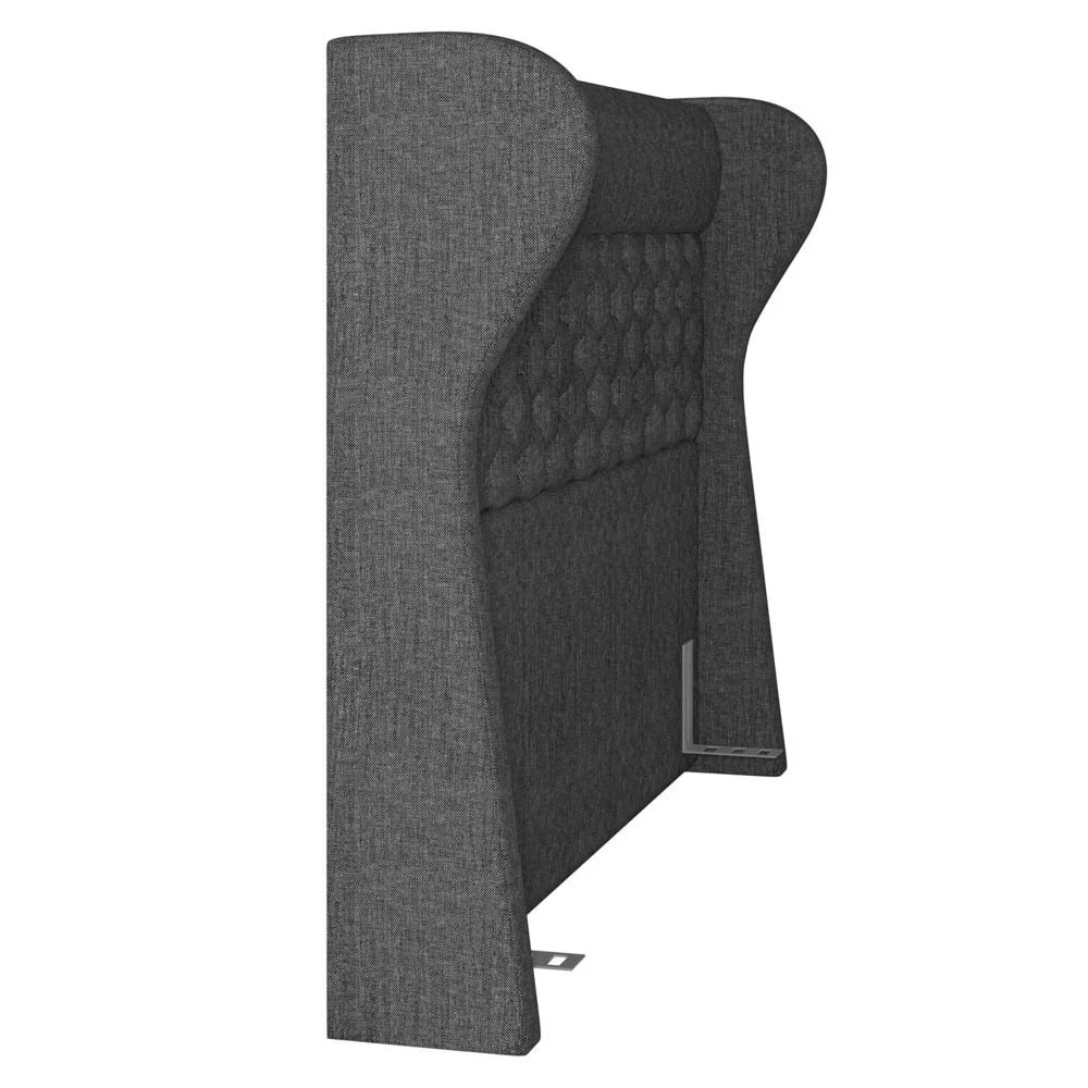 Cabeceira Cama Box Casal King 195cm Trinidad Z37 Linho Cinza - Mpozenato