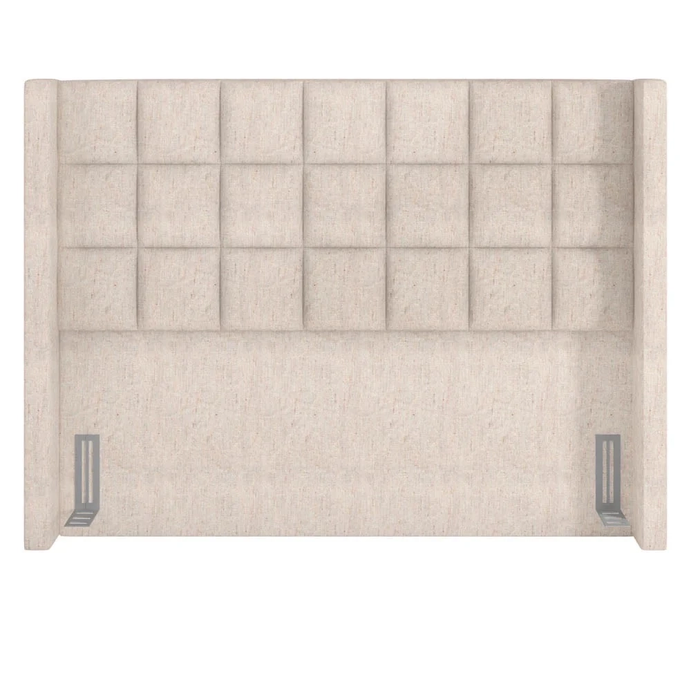 Cabeceira Cama Box Casal 140cm Pisa Z37 Linho Cru - Mpozenato