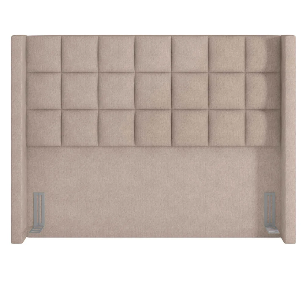 Cabeceira Cama Box Casal King 195cm Pisa Z37 Linho Areia - Mpozenato