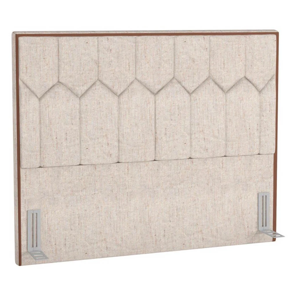 Cabeceira Cama Box Casal 140cm Órion Z37 Linho Cru - Mpozenato