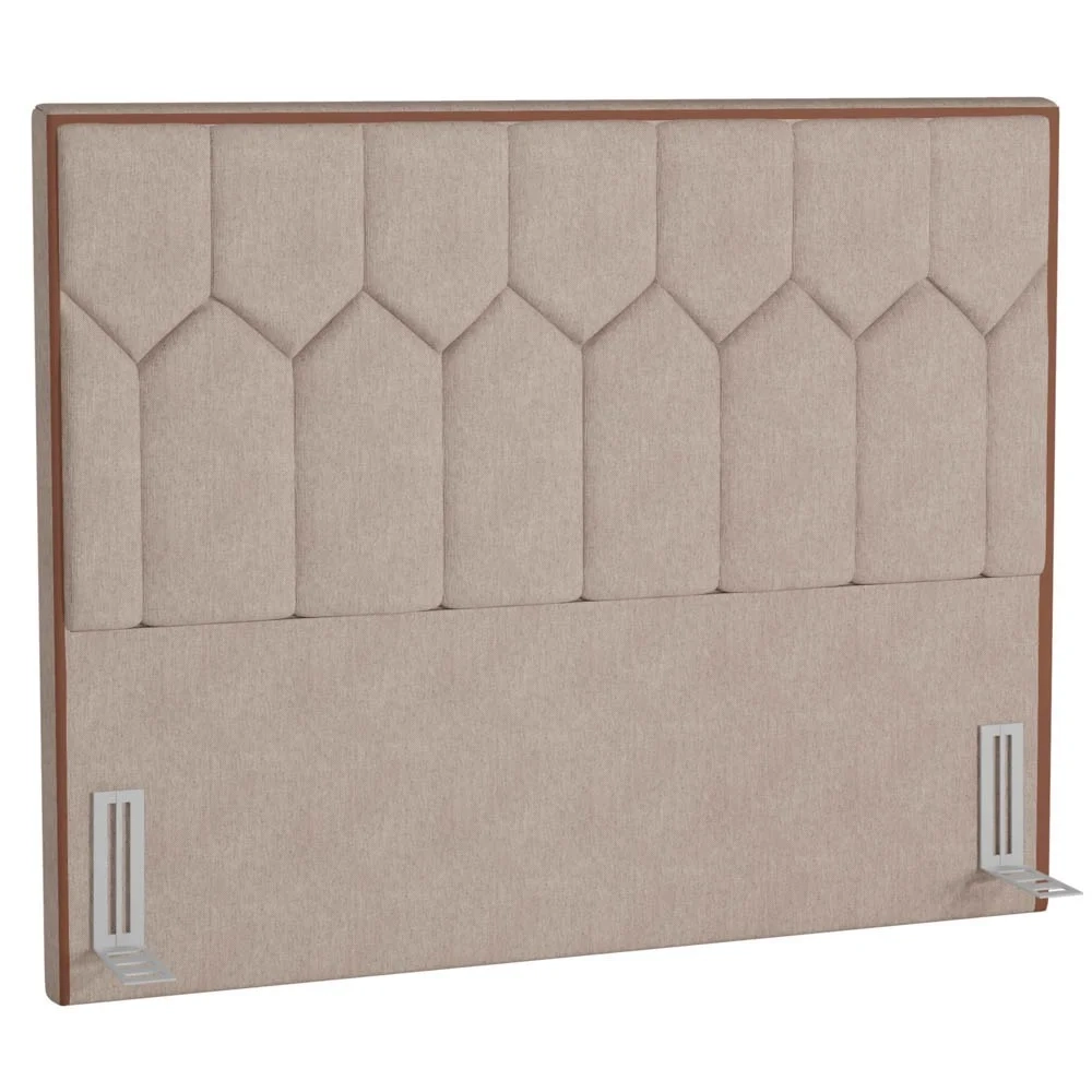 Cabeceira Cama Box Casal King 195cm Órion Z37 Linho Areia - Mpozenato