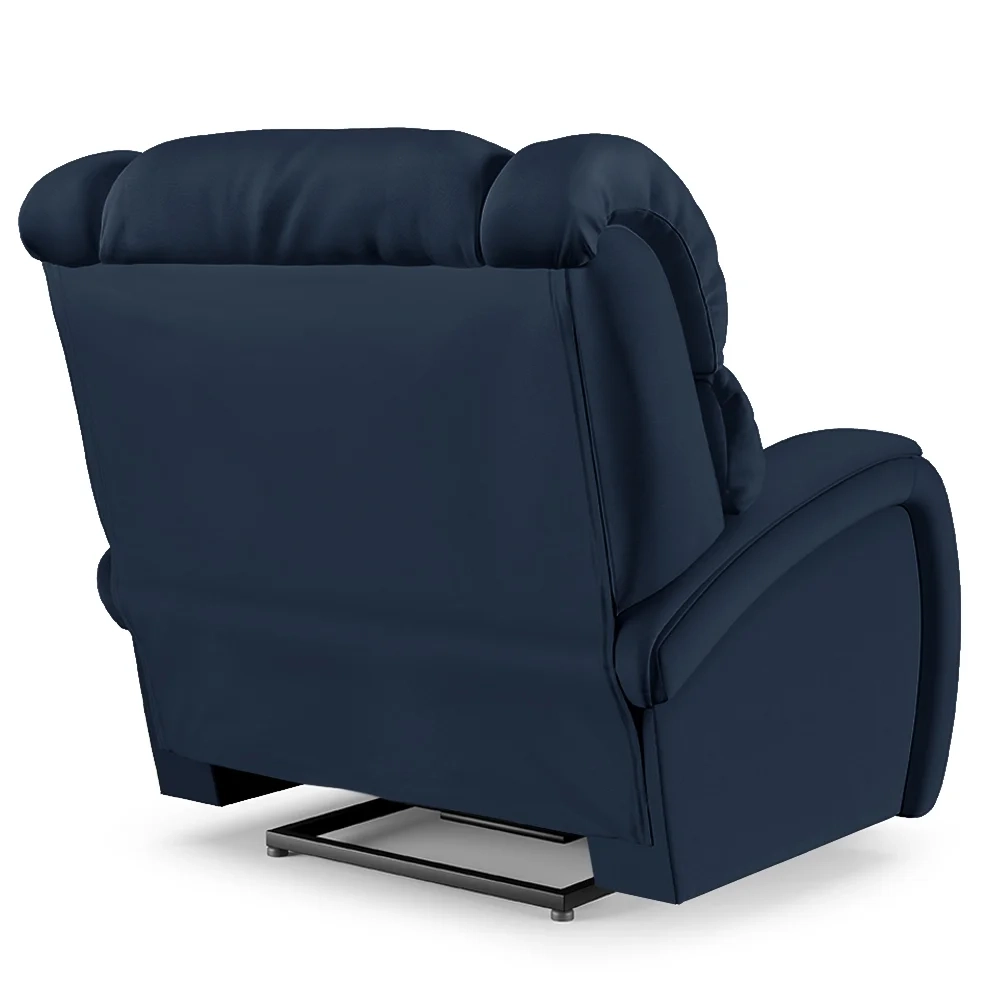 Poltrona do Papai Reclinável Kalie Controle Power Elétrico USB FH9 PU Azul - Mpozenato