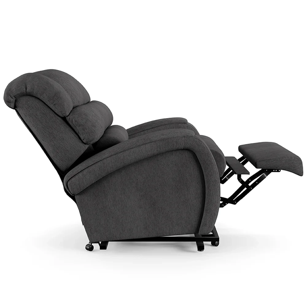 Poltrona do Papai Reclinável Kalie Elevação Lift Elétrico FH9 Linho Grafite - Mpozenato