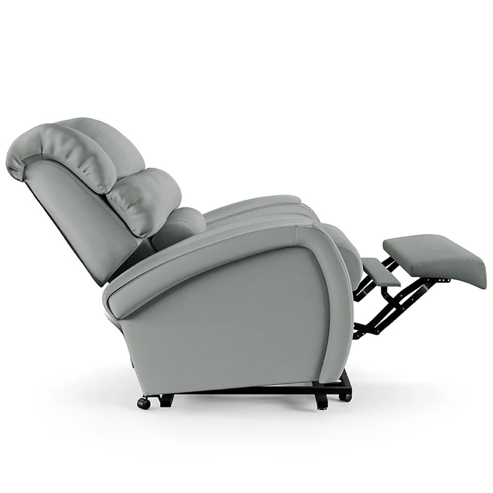 Poltrona do Papai Reclinável Kalie Elevação Lift Elétrico FH9 PU Cinza - Mpozenato