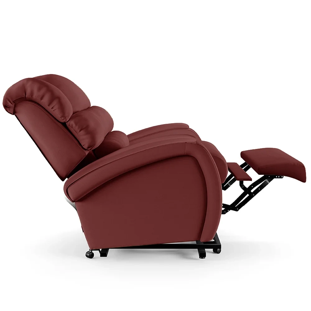 Poltrona do Papai Reclinável Kalie Elevação Lift Elétrico FH9 PU Vermelho - Mpozenato
