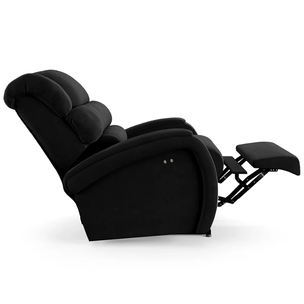 Poltrona do Papai Reclinável Kalie Power Touch FH9 Veludo Preto - Mpozenato