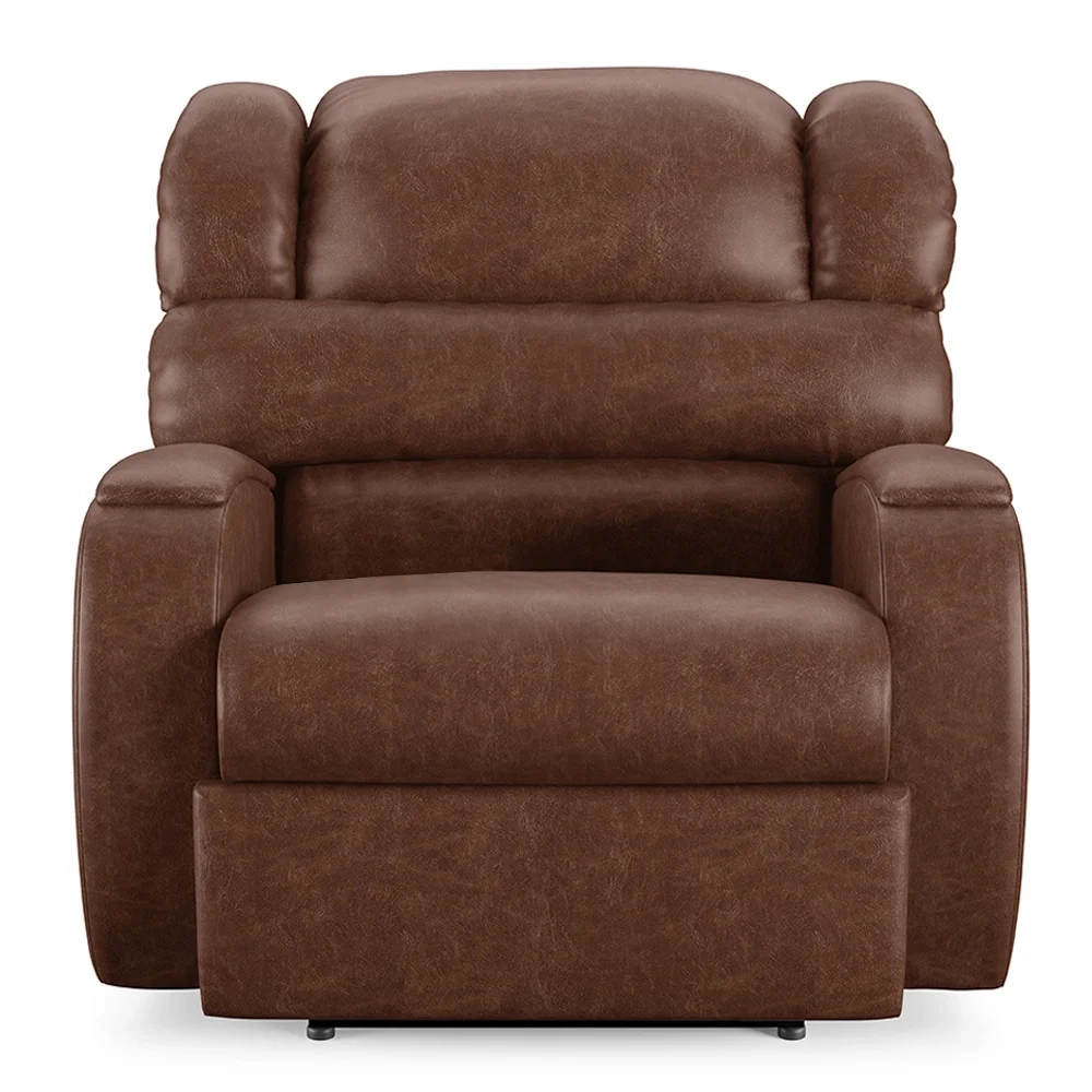 Poltrona do Papai Reclinável Kalie Power Touch FH9 PU Marrom Brilho - Mpozenato