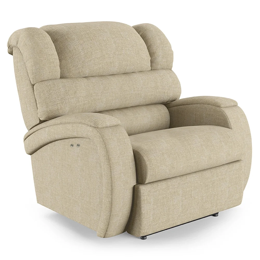 Poltrona do Papai Reclinável Kalie Power Touch Massagem FH9 Linho Bege - Mpozenato