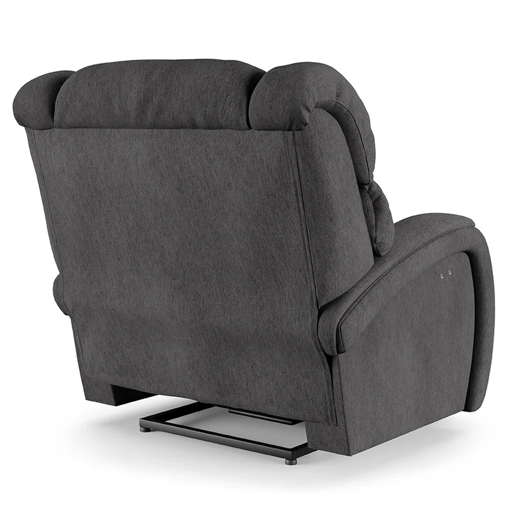 Poltrona do Papai Reclinável Kalie Power Touch Massagem FH9 Linho Grafite - Mpozenato