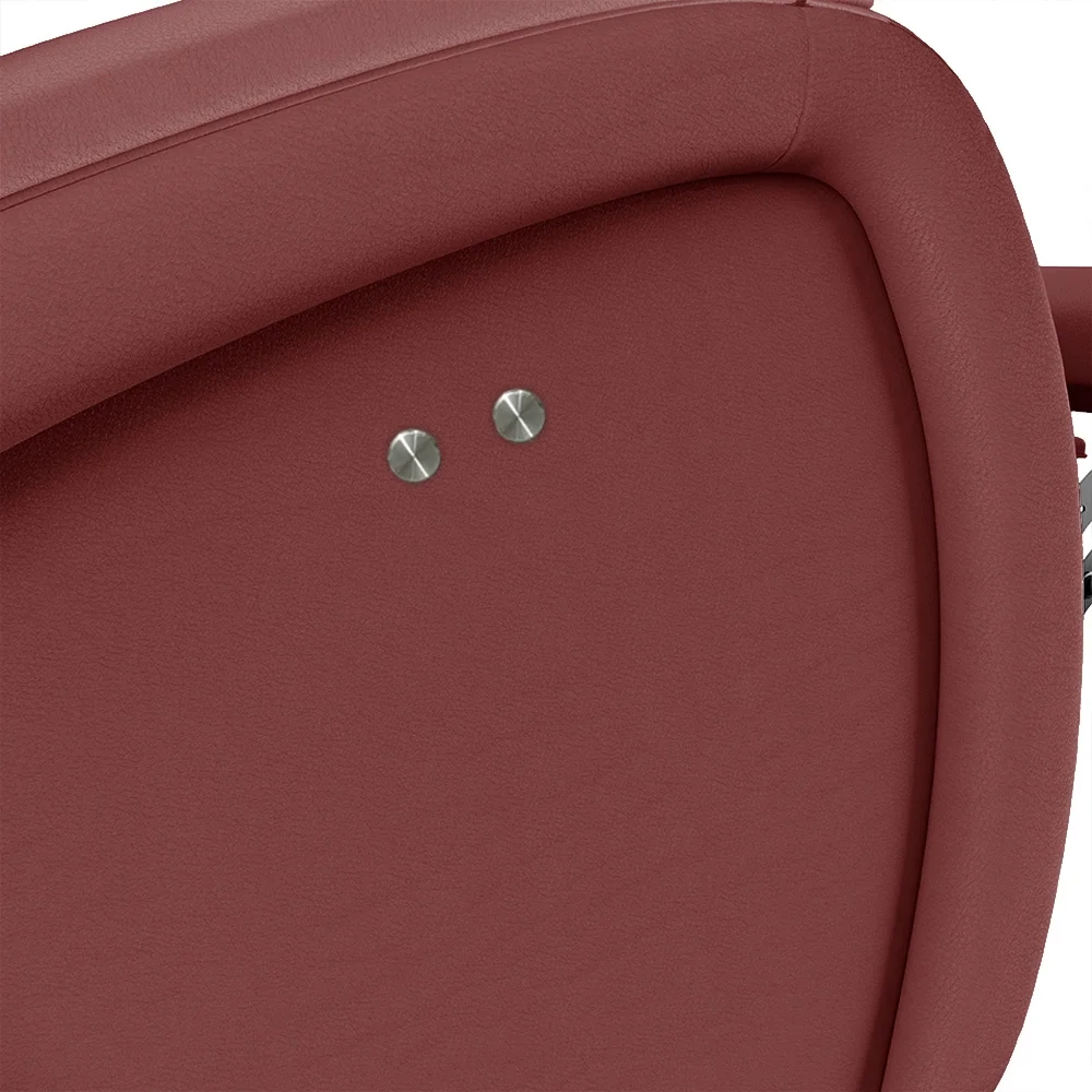 Poltrona do Papai Reclinável Kalie Power Touch Massagem FH9 PU Vermelho - Mpozenato