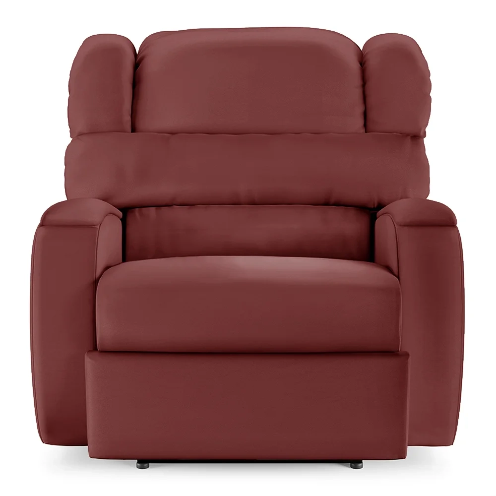 Poltrona do Papai Reclinável Kalie Power Touch Massagem FH9 PU Vermelho - Mpozenato