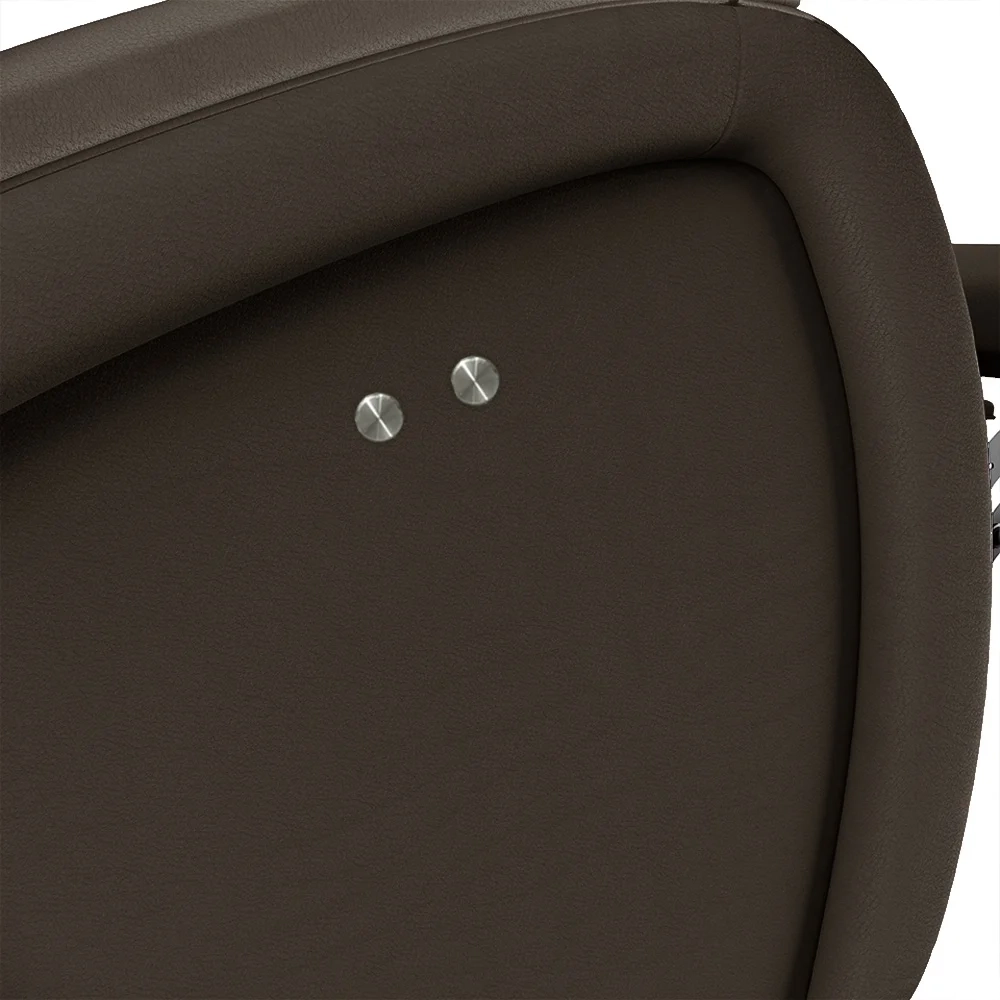 Poltrona do Papai Reclinável Kalie Power Touch Massagem FH9 PU Marrom - Mpozenato