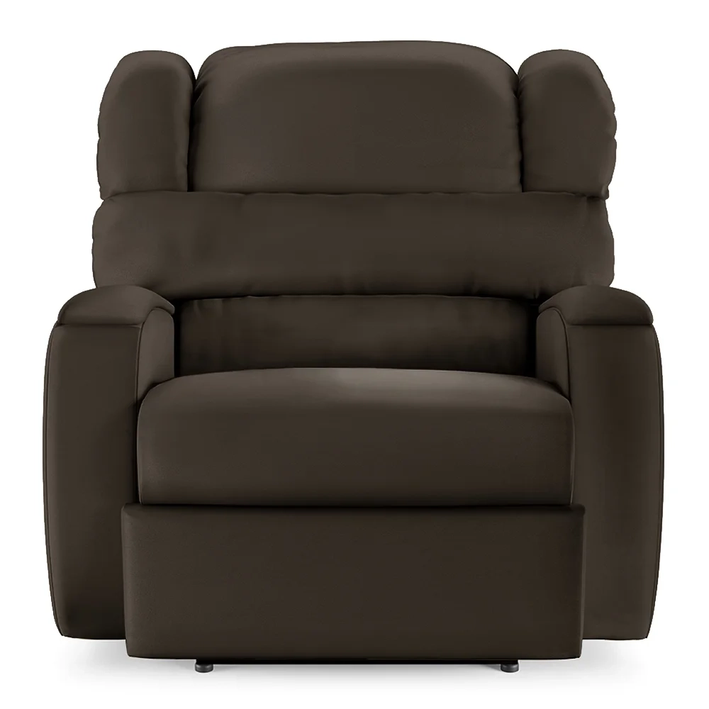 Poltrona do Papai Reclinável Kalie Power Touch Massagem FH9 PU Marrom - Mpozenato