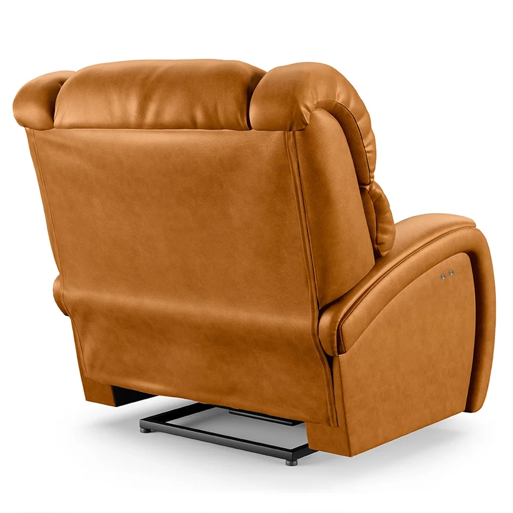 Poltrona do Papai Reclinável Kalie Power Touch Massagem FH9 PU Whisky - Mpozenato