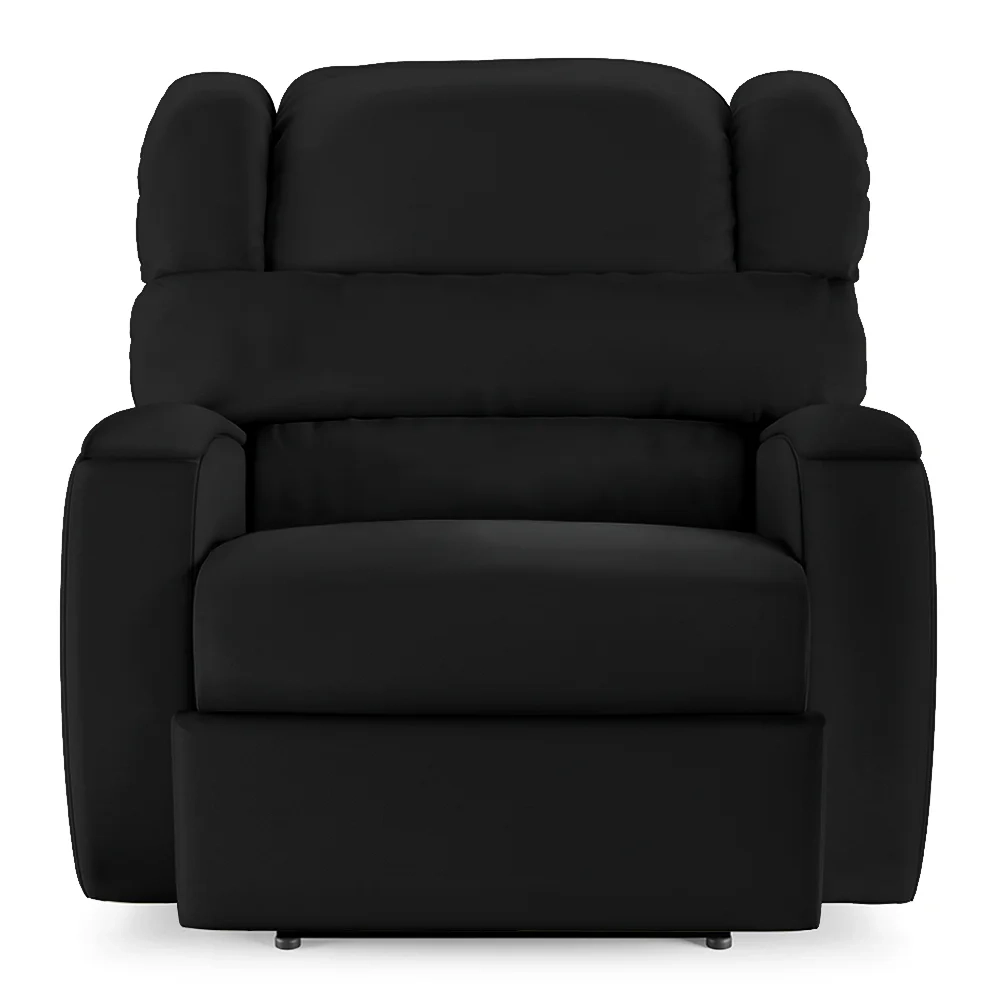 Poltrona do Papai Reclinável Kalie Power Touch Massagem FH9 PU Preto - Mpozenato