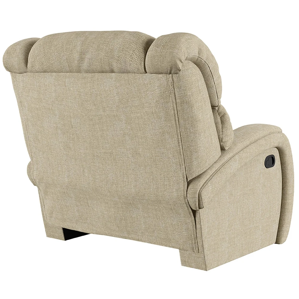 Poltrona do Papai Reclinável Kalie Manual Gatilho FH9 Linho Bege - Mpozenato