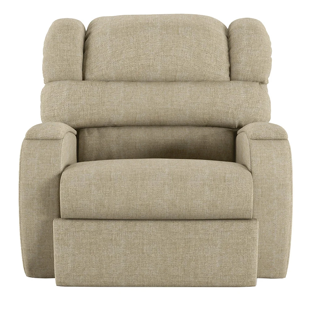 Poltrona do Papai Reclinável Kalie Manual Gatilho FH9 Linho Bege - Mpozenato