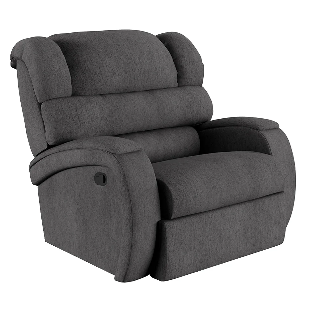 Poltrona do Papai Reclinável Kalie Manual Gatilho FH9 Linho Grafite - Mpozenato