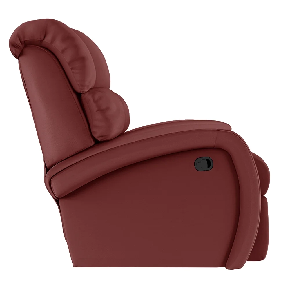 Poltrona do Papai Reclinável Kalie Manual Gatilho FH9 PU Vermelho - Mpozenato