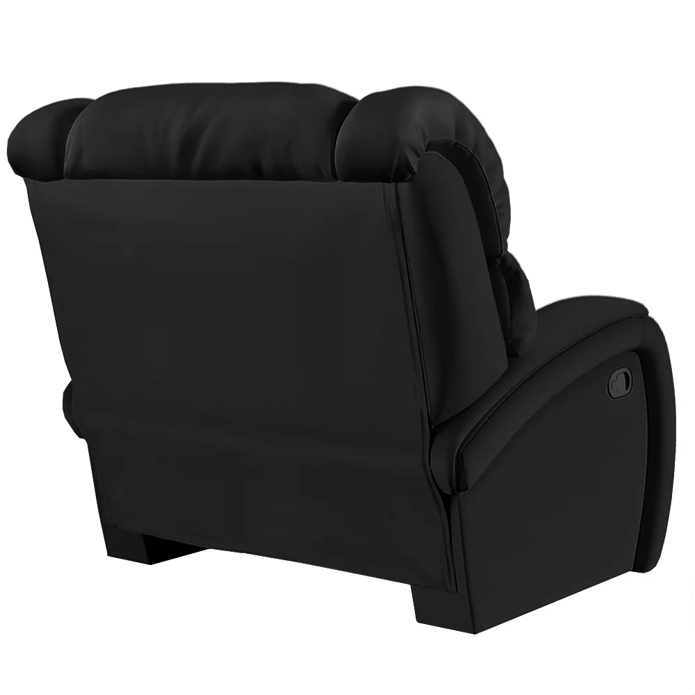 Poltrona do Papai Reclinável Kalie Manual Gatilho FH9 PU Preto - Mpozenato