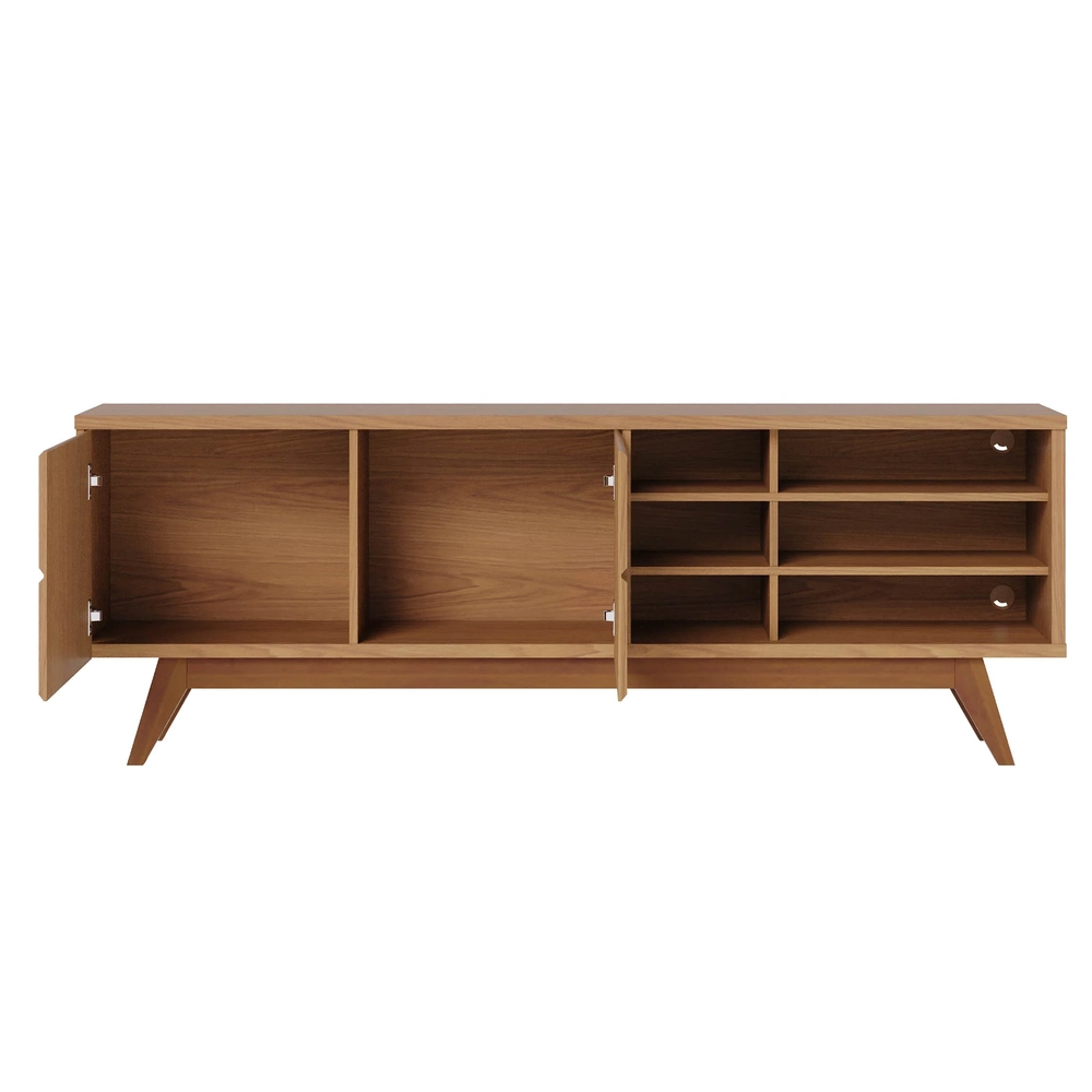 Rack para Sala Bancada de TV 70 Pol 180cm Noruega C05 Freijó - Mpozenato