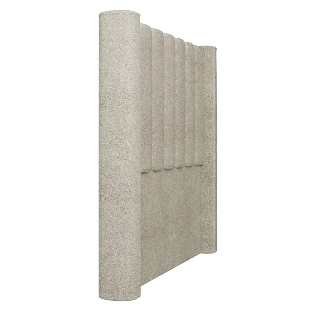 Cabeceira Casal Queen Cama Box 160cm Claire Z04 Boucle Bege - Mpozenato