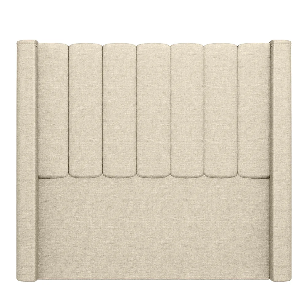 Cabeceira Casal King Cama Box 195cm Claire Z04 Linho Bege - Mpozenato