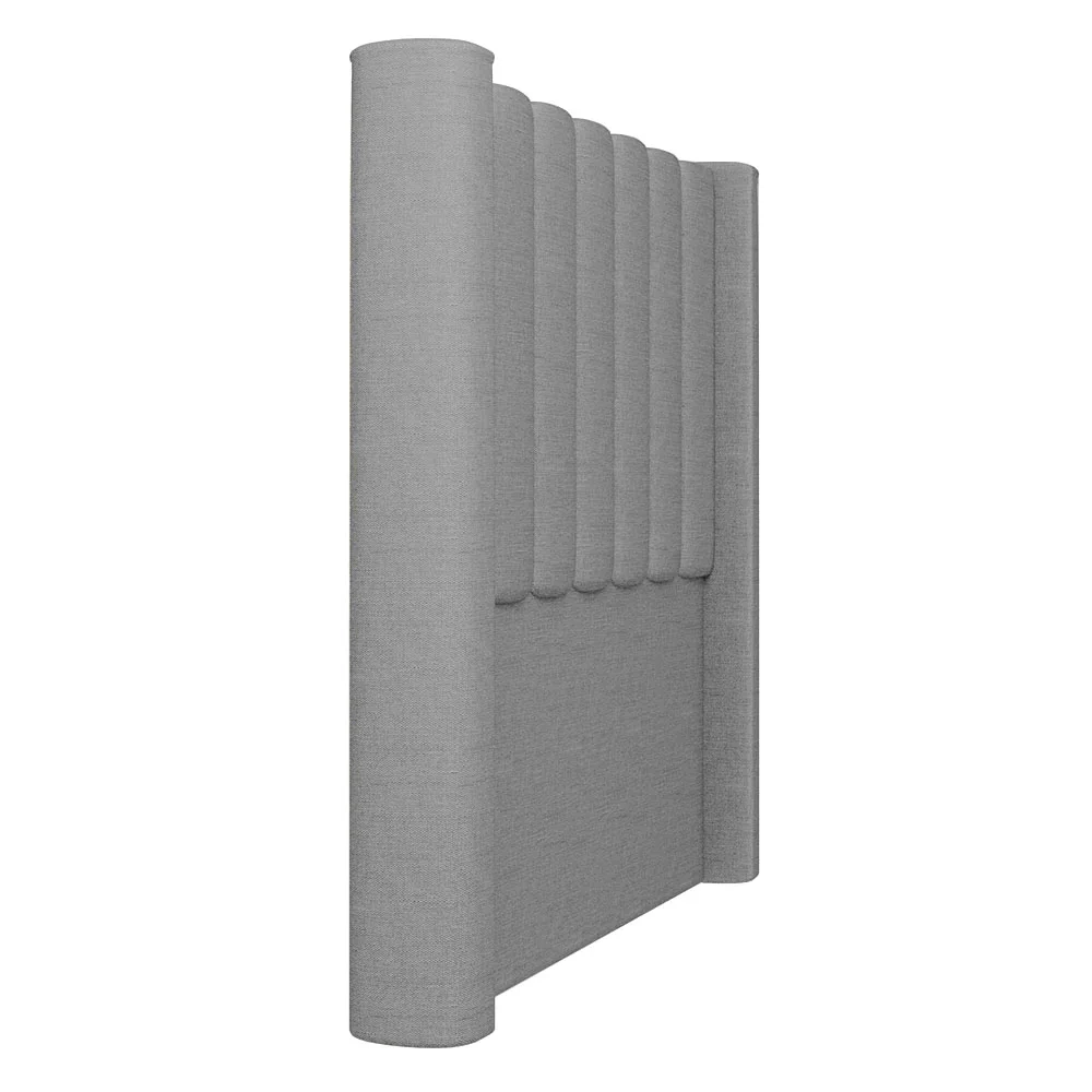 Cabeceira Casal King Cama Box 195cm Claire Z04 Linho Cinza - Mpozenato